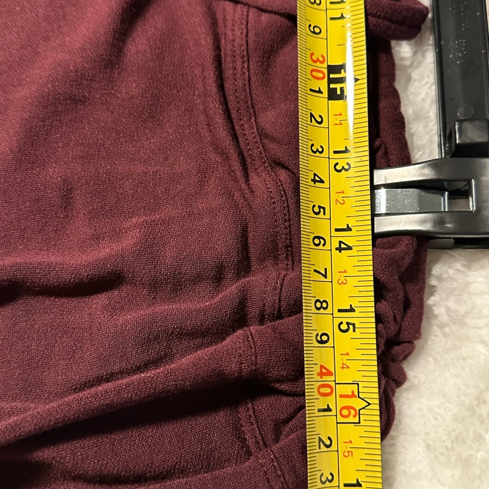 Bleusalt  Burgundy Men’s Long sleeve T-shirt and Jogger pants. - Picture 15 of 15